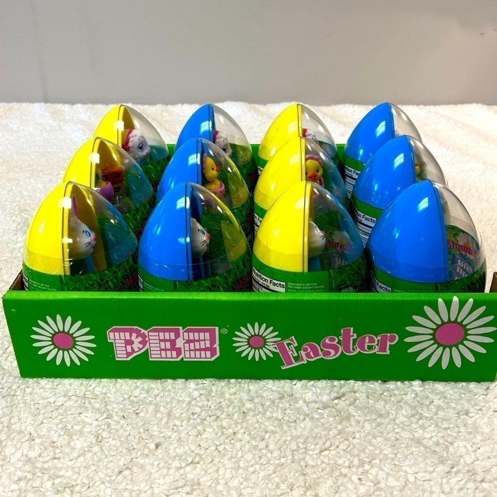 Pez 2005 Rare Easter Hippity Hoppity Bunny, Chick, Lamb Sealed Eggs 12 Total - Picture 6 of 10